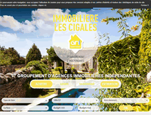 Tablet Screenshot of immolescigales.com